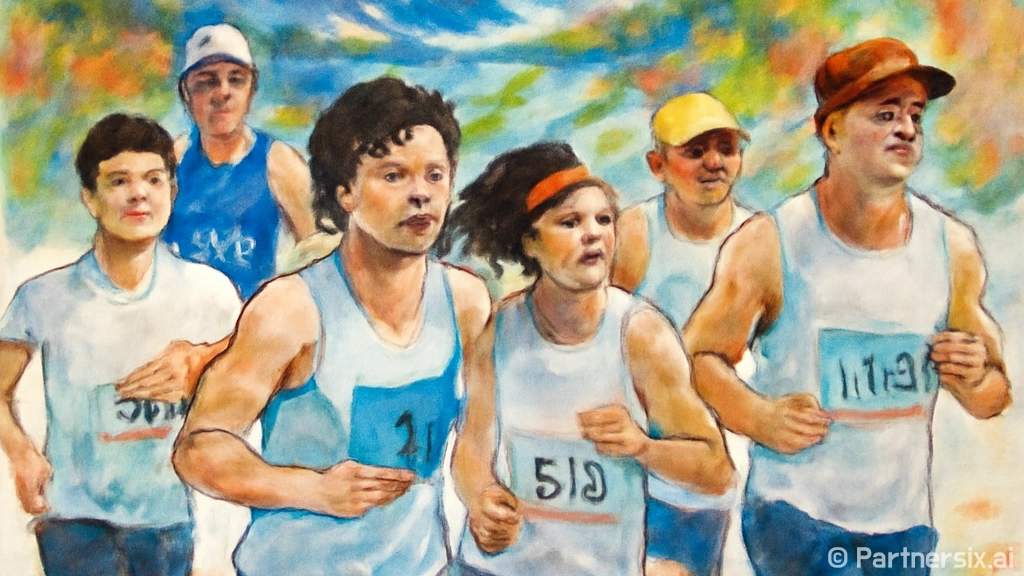 옥천마라톤에 참가하…