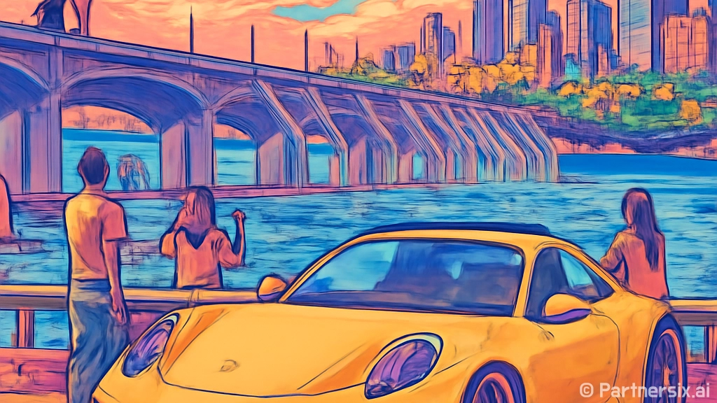 반포대교 포르쉐 인…