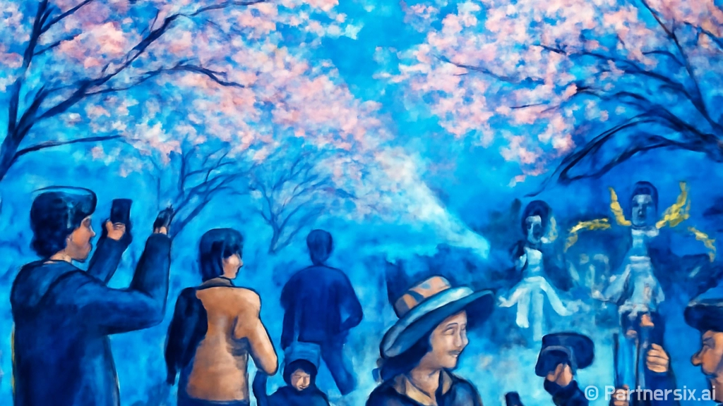 고창 벚꽃축제를 즐…