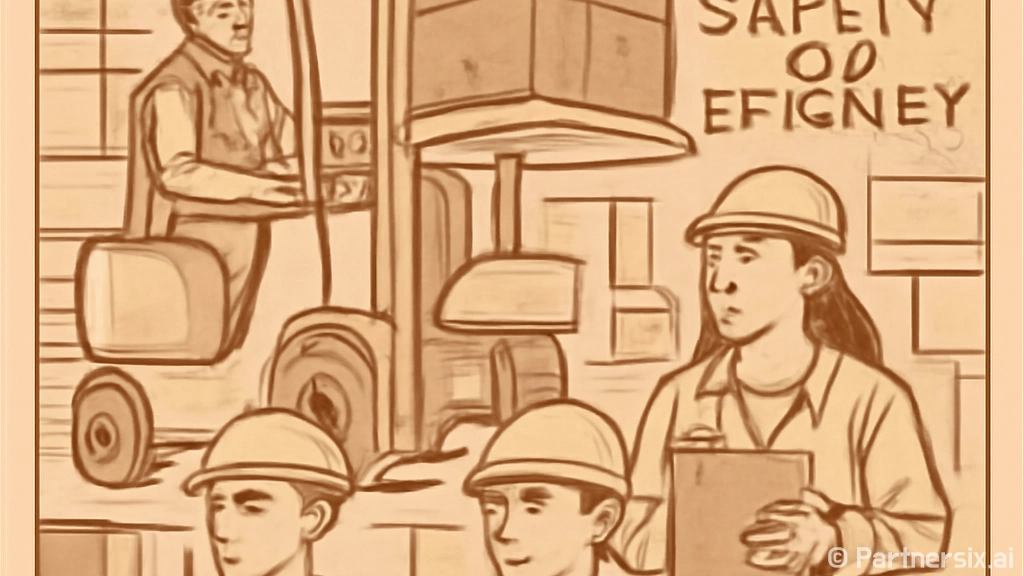 목동에서 지게차를 …