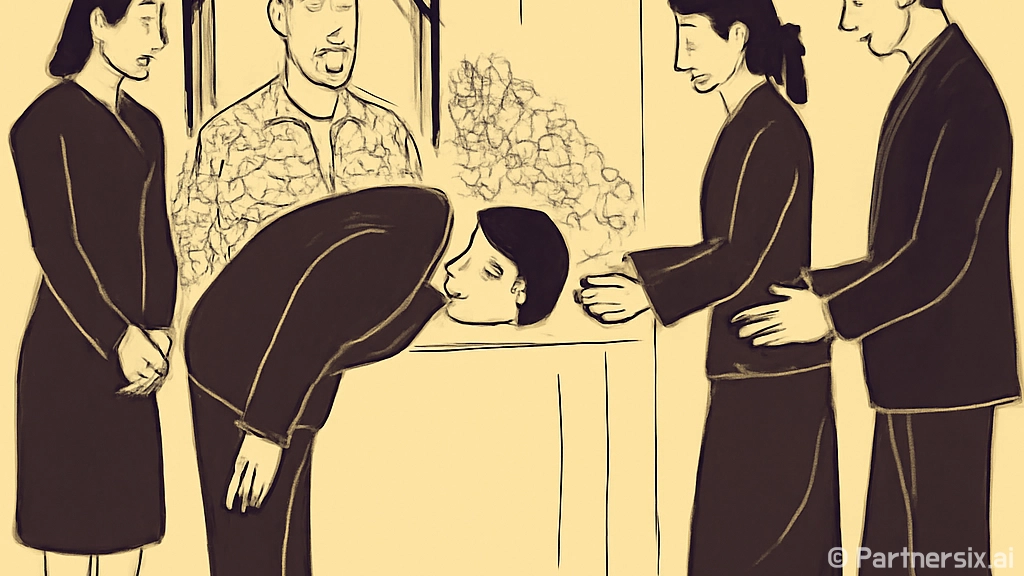 장례식장에서 예의를…