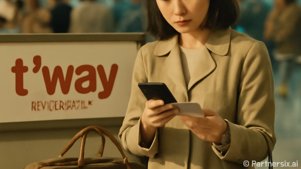 TWAY항공 타고 …