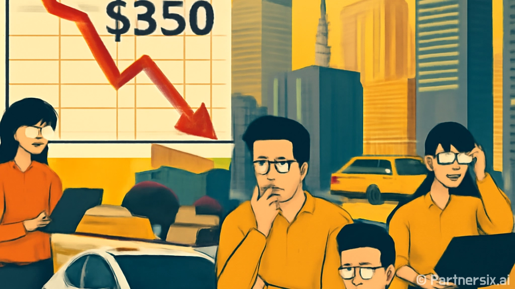 테슬라 주가 350…