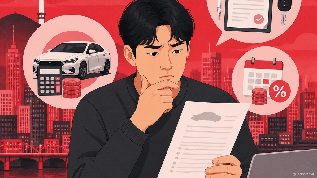 자동차 금융 중도 정리 위약금 5가지 — 할부와 리스는 계산이 다릅니다