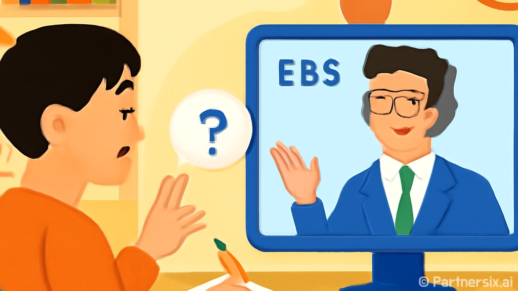 EBS 화상튜터링을…