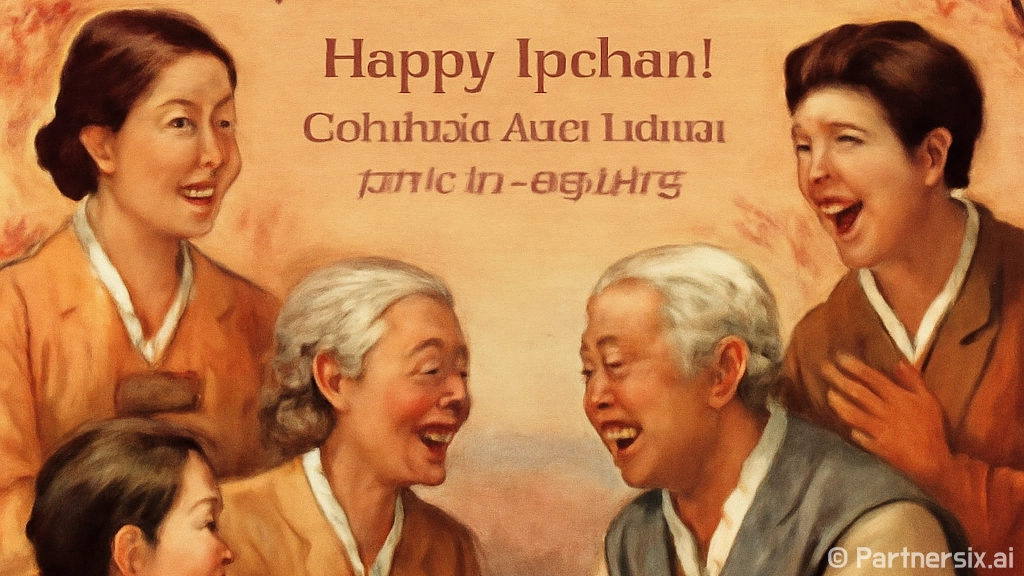 입춘인사말을 전하는…