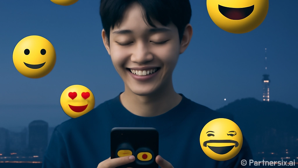 이모지를 쉽게 활용…