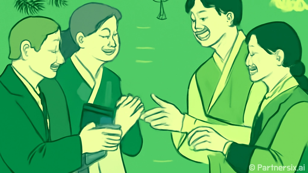 설날 인사말을 준비…