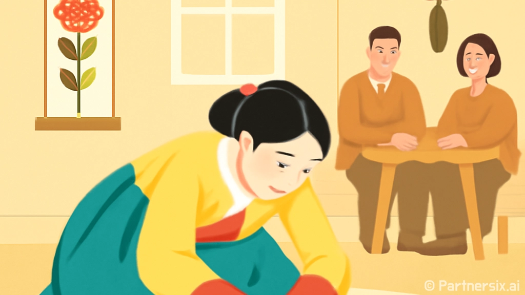 여자 세배를 올바르게 하는 방법