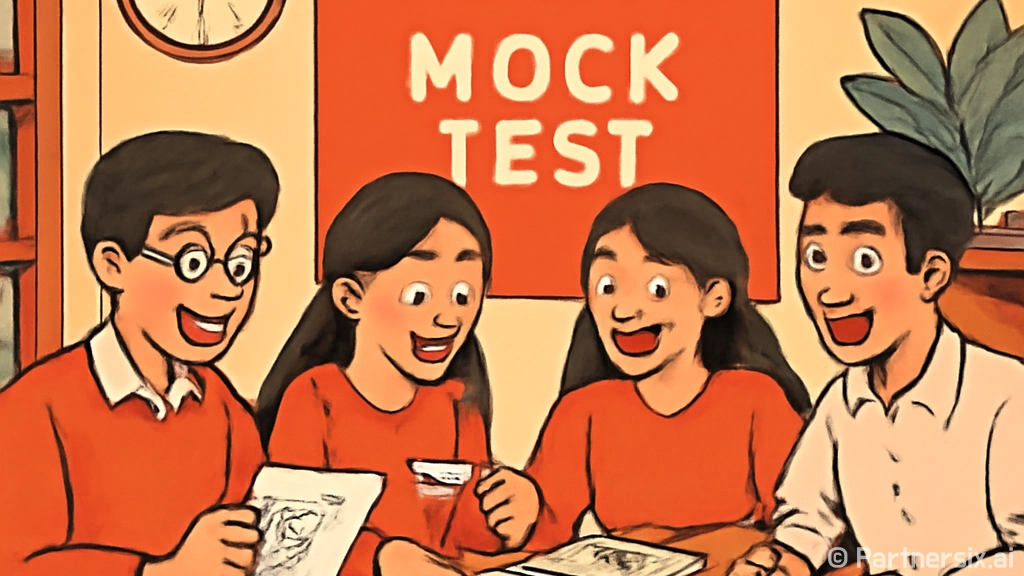 토익 모의고사 준비…