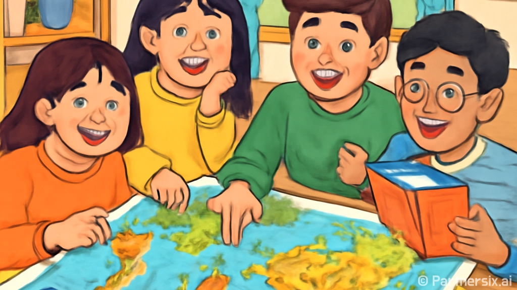 세계지도를 활용하여…