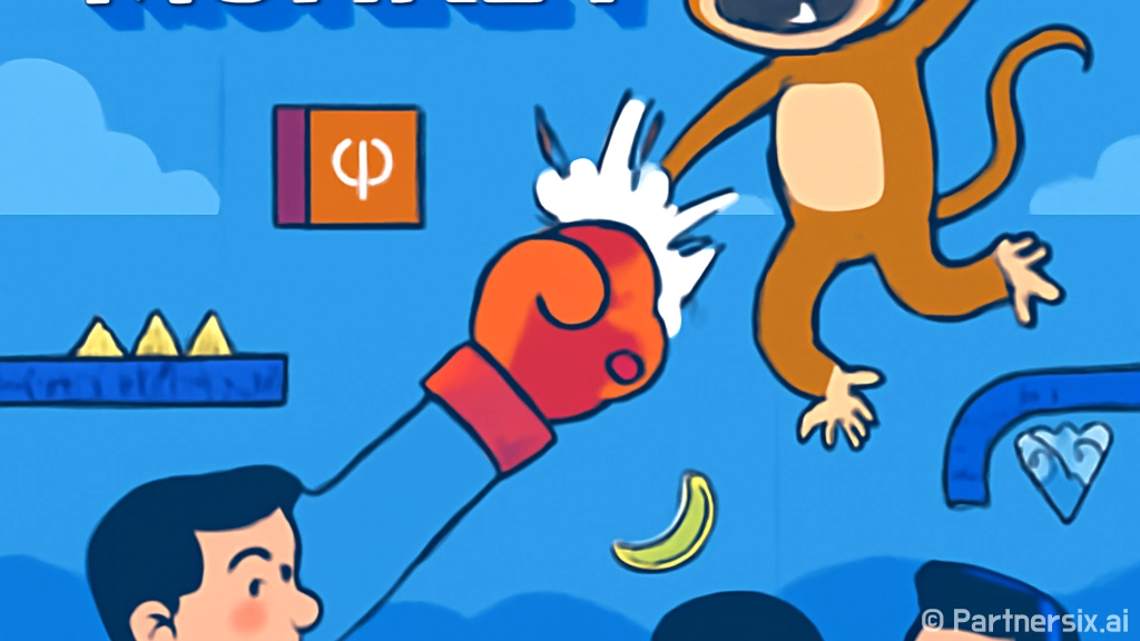 펀치 원숭이를 즐기…