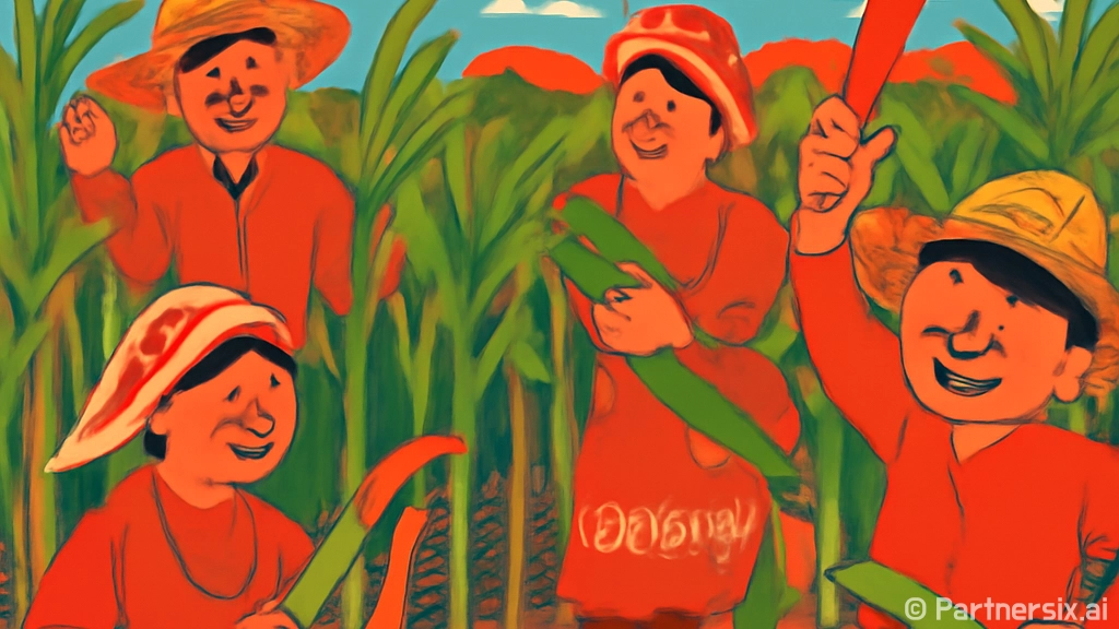 필리핀 사탕수수밭을…