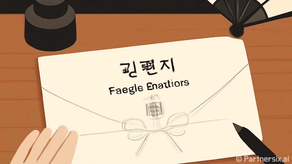축의금 봉투 쓰는 방법: 초보자를 위한 완벽 가이드