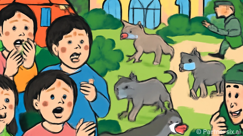 오월드 늑대 탈출 …