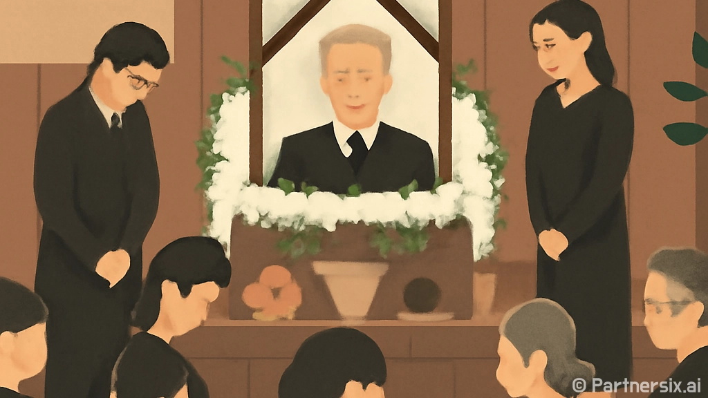 장례식장에서 예의를…