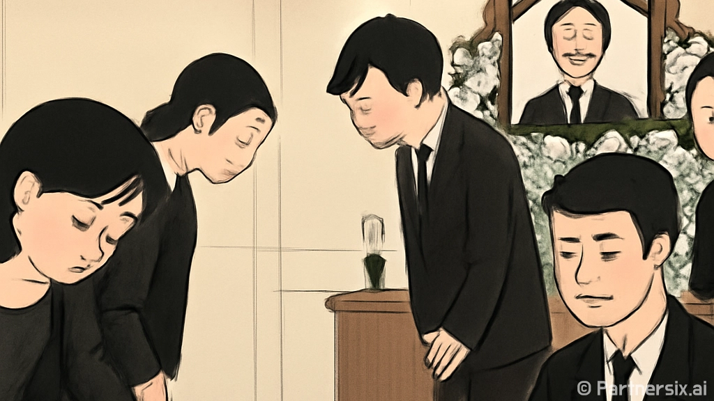 장례식장에서 예의를…