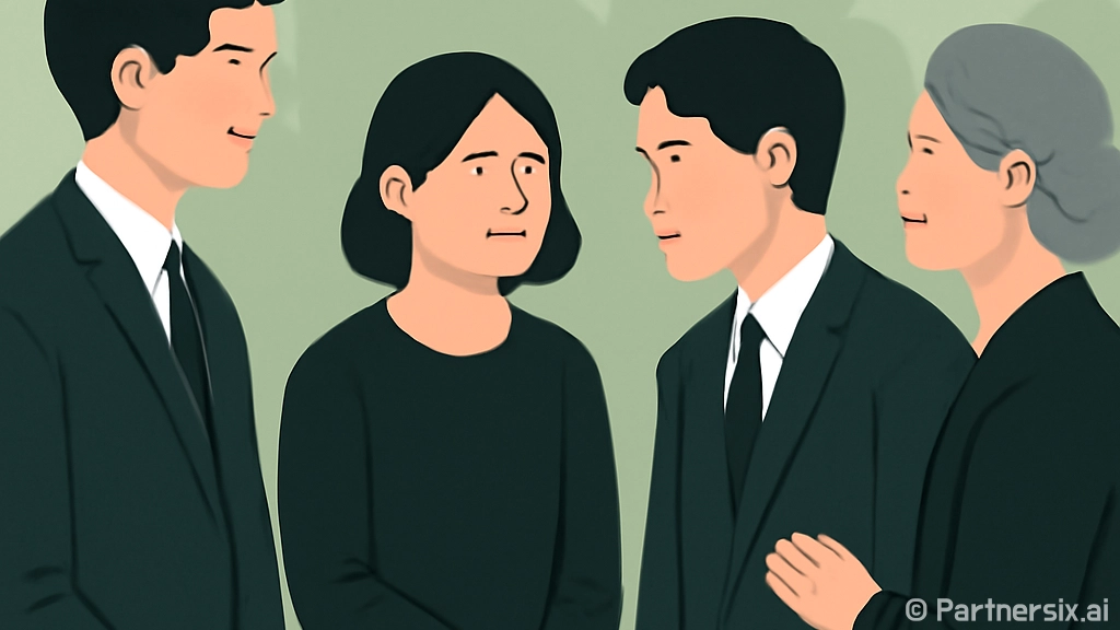 장례식장에서 예의를…
