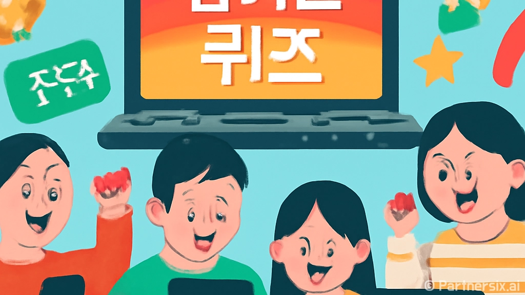 옆커폰 퀴즈를 푸는…