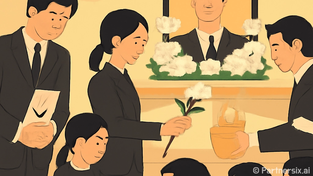 장례식장에서 예절을…
