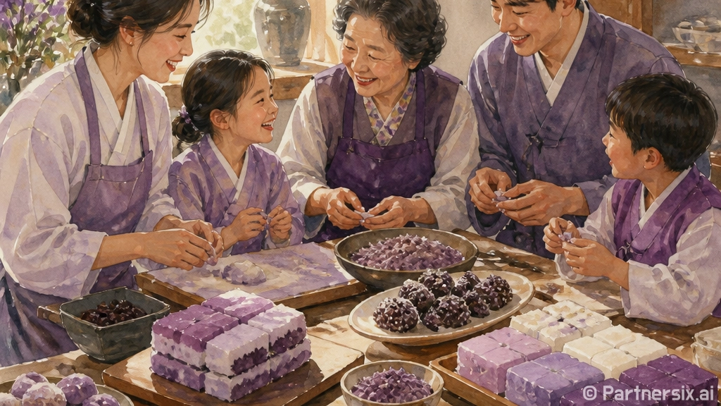 창억떡 맛있게 고르…