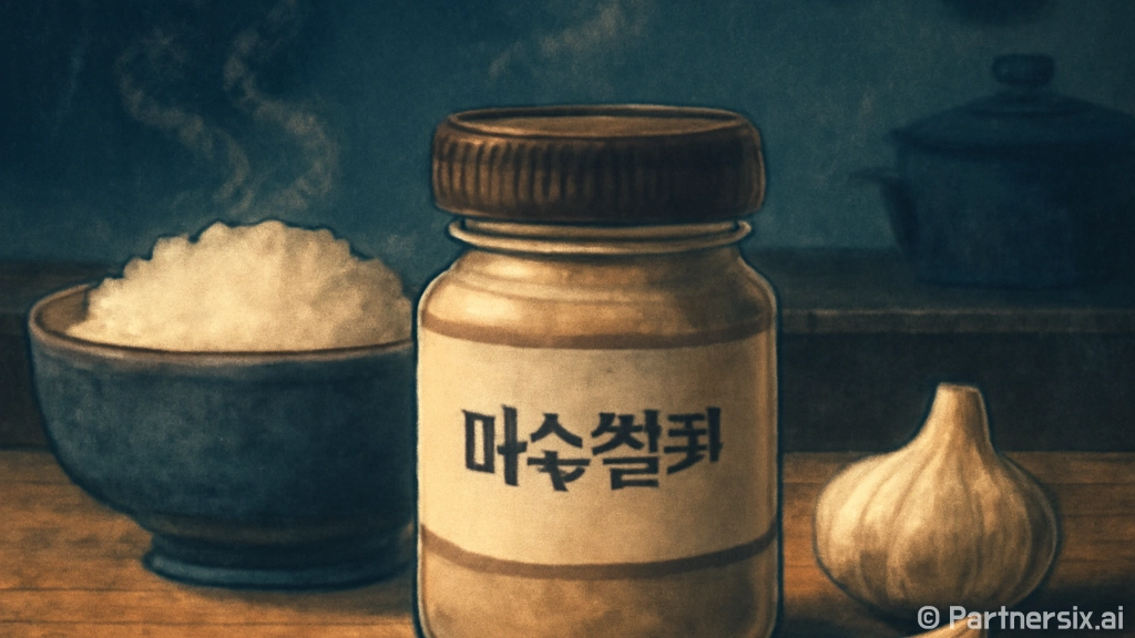 일본 마늘참깨를 장…