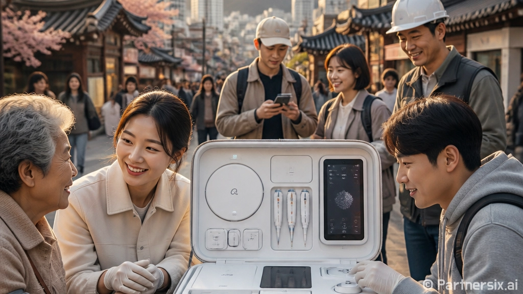 아큐스터를 찾아봤더니, 브랜드의 약속은 ‘작게 들고 멀리 가는 검사실’이었다