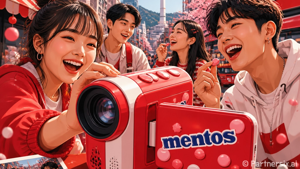 멘토스 캠코더를 보…