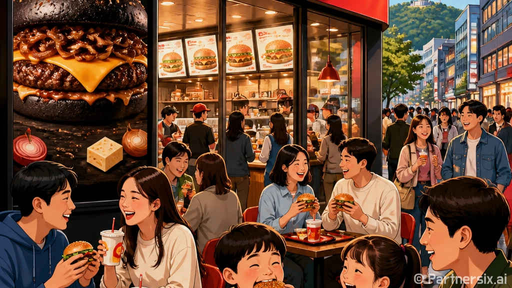 번트비프버거를 먹어…