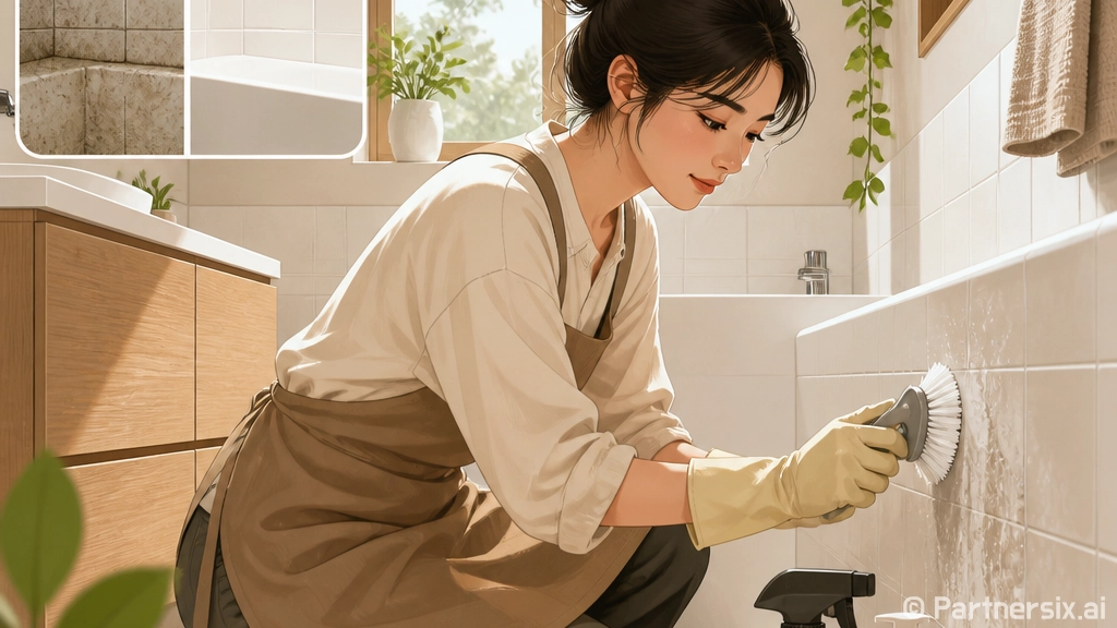 최지수 화장실청소가…