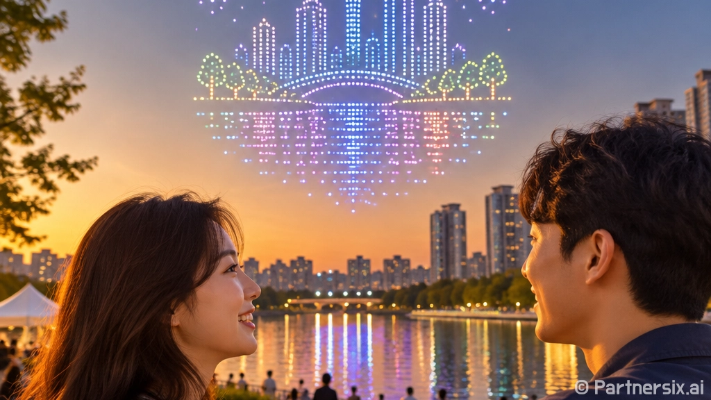 광교 드론쇼 2026을 보고 떠올린 도시 브랜드의 약속