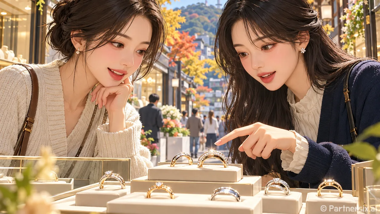 결혼반지브랜드를 고르다 약속을 보게 됐다