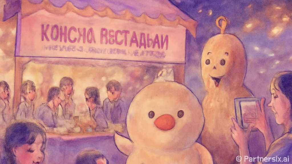 용두산공원에 쿵야네…