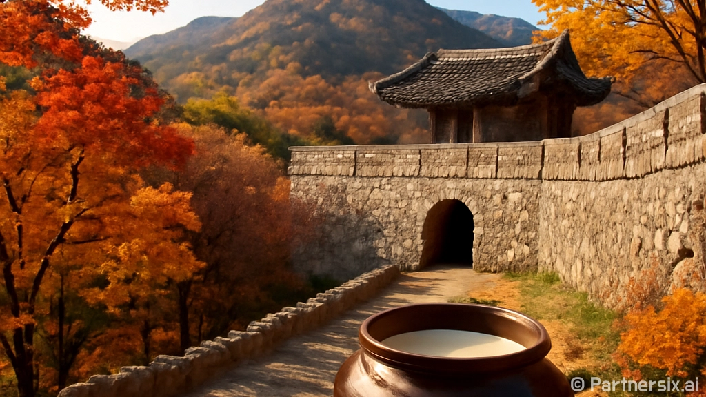 금정산성 막걸리 맛…