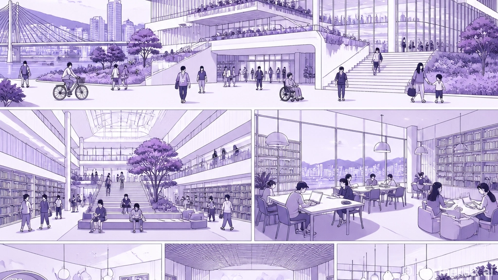 부산광역시립중앙도서관, 하루 머물기 좋은 복합문화공간