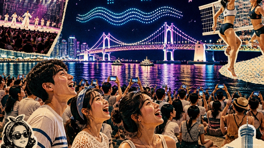 광안리 M 드론라이트쇼 관람객 안내