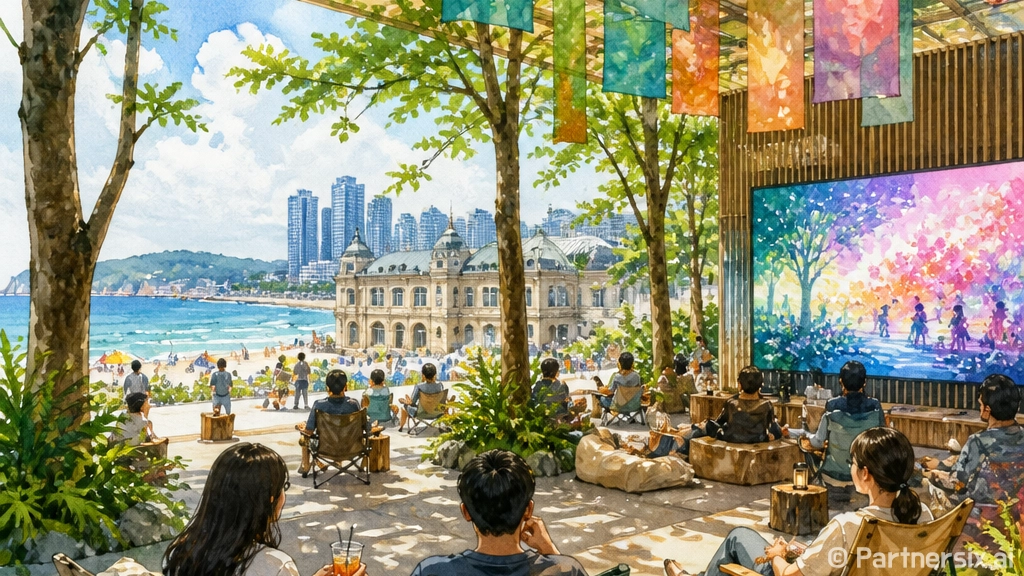 해운대 숲캉스 라운지, 폭염 속 시원한 문화쉼터
