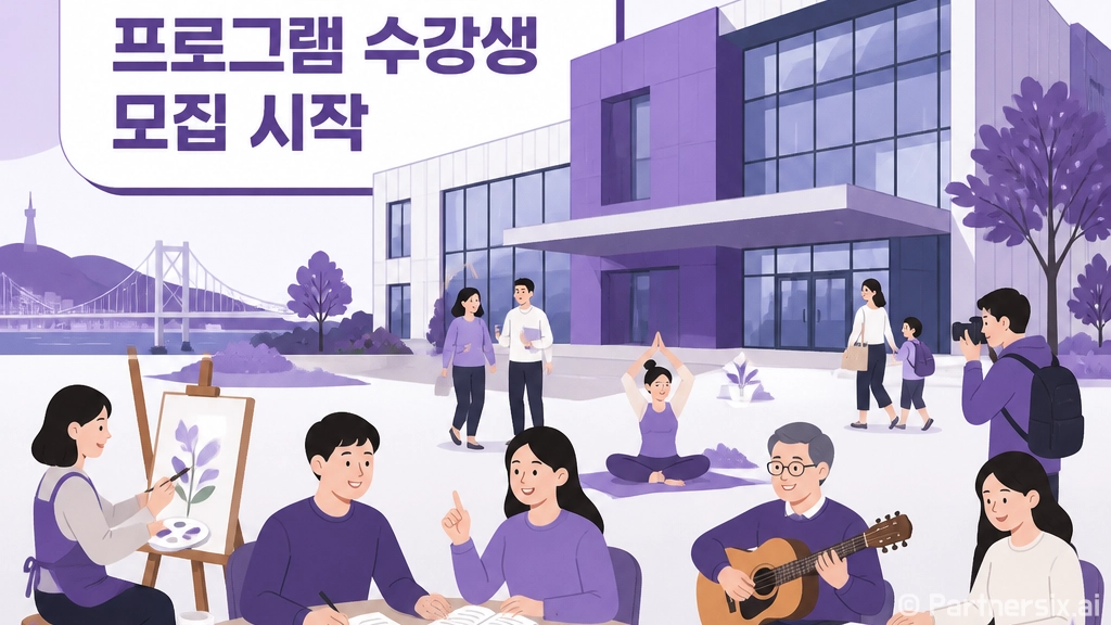 영도구 평생학습관 하반기 수강생 모집