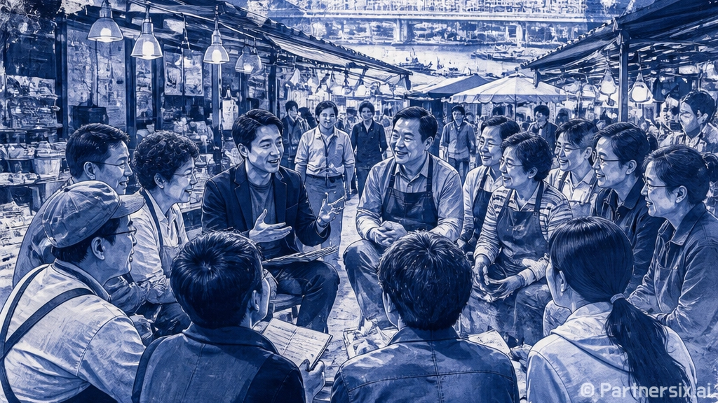 동래시장서 민생 100일 동행 간담회 개최
