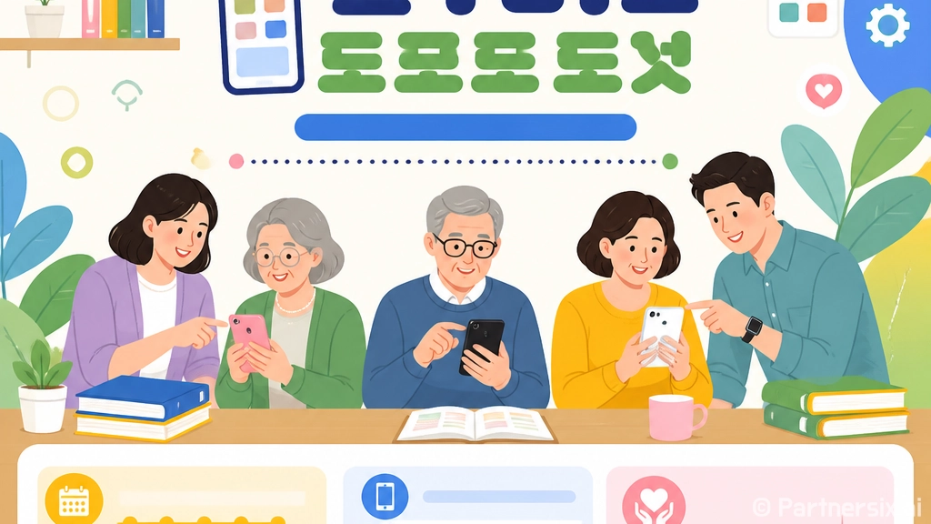 하단도서관 스마트폰 기초교육 개강