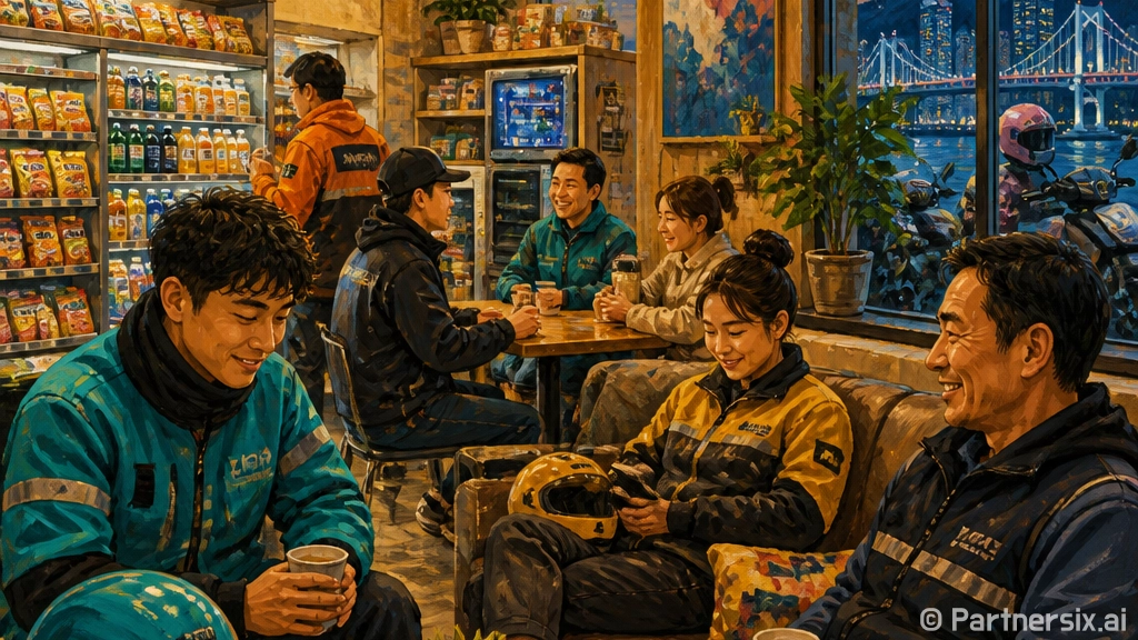 부산 편의점서 이동노동자 쉼터 대폭 확대