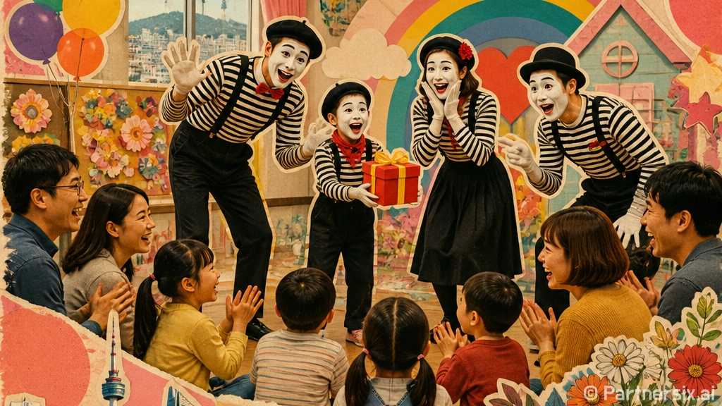 학장동 가족마임 공연 삑삑이의 행복한 선물