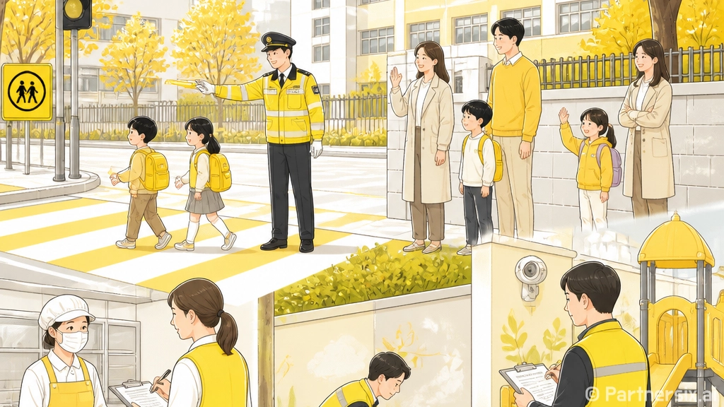 개학기 초등학교 주변 안전 집중 점검