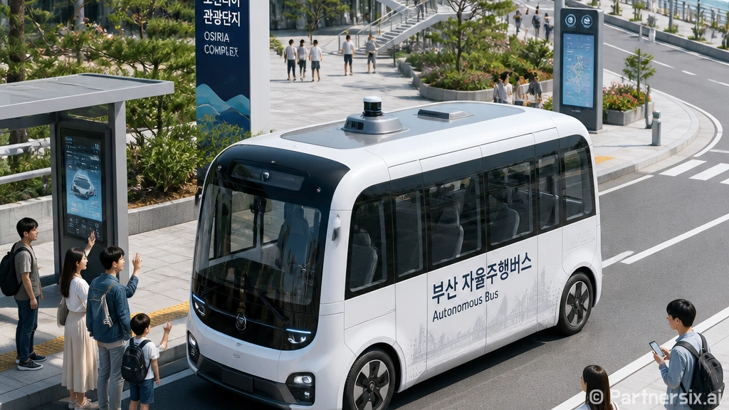 부산 자율주행버스 시범운행 본격화