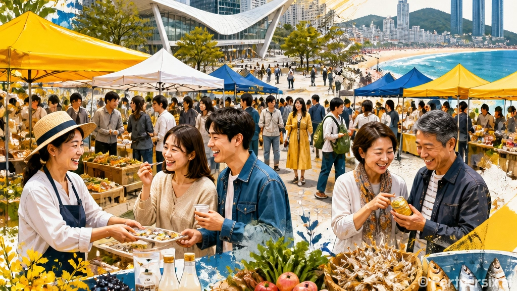 해운대서 만나는 전국 농특산물 직거래장터