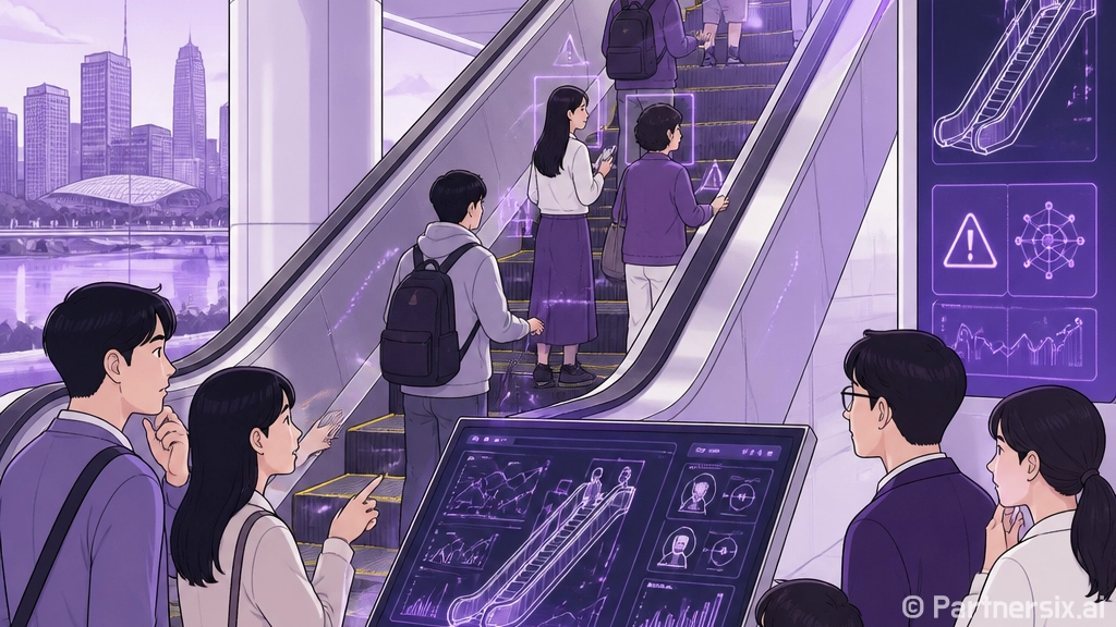 AI로 지하철 에스컬레이터 안전 강화