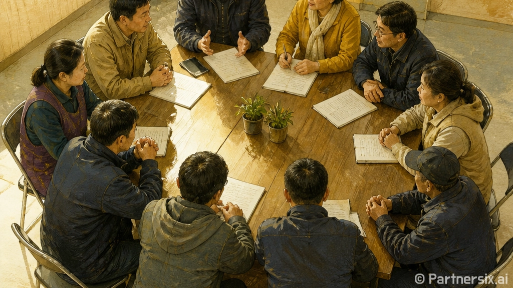 부산 동래시장 상인과 함께한 민생 100일 간담회