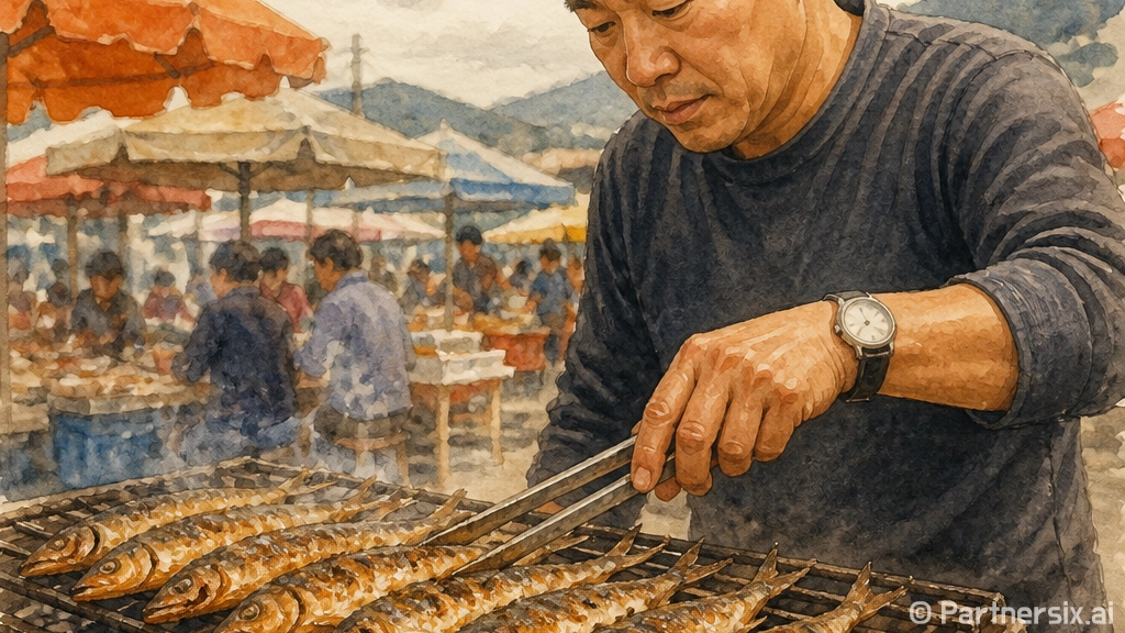명지 전어축제와 낙동강페스타 현장