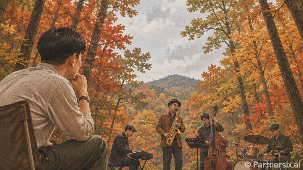 숲속 재즈 선율, …