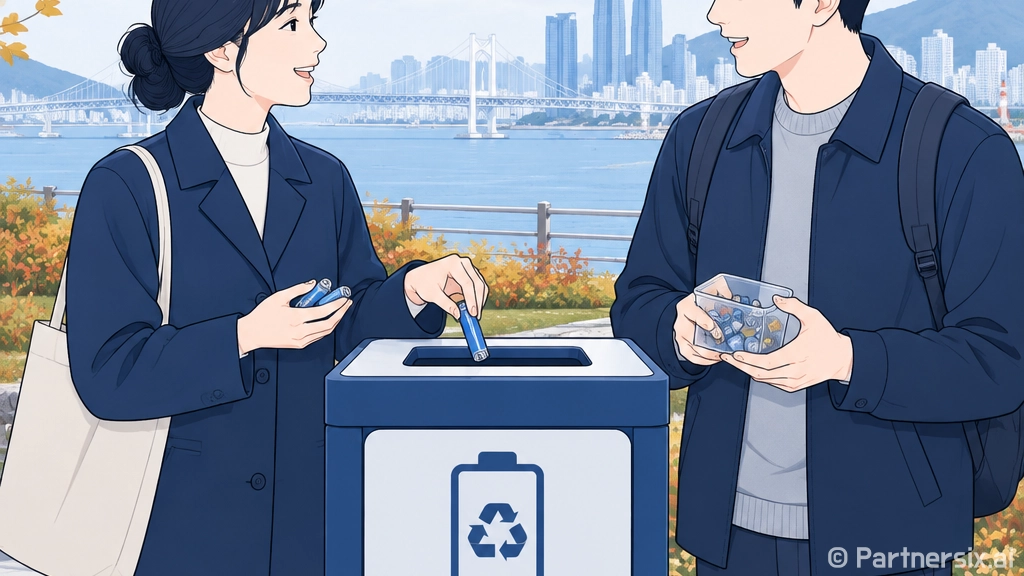 부산 중구 폐건전지 분리배출로 화재 예방
